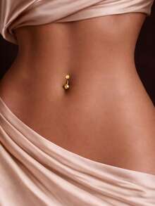 1PC 925 Sterling Silver Belly Button Ring Minimalist Open Ball Navel Piercing Jewelry - Single - View 7