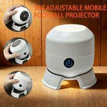 1pc Football Theme Dynamic Projection Lamp, TYPE-C Charging, 800mAh Battery Life, 360° Rotatable Base, Bedroom Office Home Decor Ambient Lighting - Football Dynamic Projection Light - Rechargeable - View 10