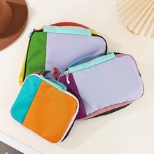 3pcs/Set New Thickened Spring/Summer Dopamine Packing Cubes, Fashion Luggage Bag, Casual Toiletry Bag, 3 Sizes For Flexible Storage, Breathable Mesh Design, Smooth Zipper, Vibrant Colors For Stylish Look, Suitable For Packing Clothes/Underwear, Great Gift For Family, Lover And Friends Toiletries Bag Wash Bag Large Capacity Shower Bag For Women Mothers Day Gift Teacher Gift Cruise Essentials Travel Essential - Multicolor - View 5