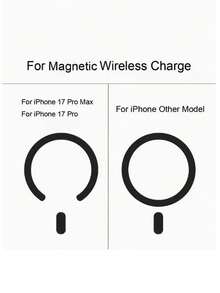 Luxury Matte Magnetic Phone Case Compatible With IPhone 17 Pro Max, 17 Pro, 17, 16 Pro Max, 16 Pro, 15, 14, 13 Pro Max, Supports Wireless Charging, Lens Protection, Anti-Drop - Grey - View 4