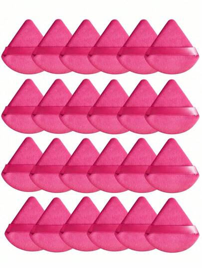 24 pièces Éponges de maquillage triangulaires, houppettes de poudre de visage réutilisables, éponges de maquillage douces pour poudre, fond de teint, blush, convient à tous les types de peau, outils de maquillage, lavables, abordables, décoration de maison, coiffeuse, voyage, chambre à coucher, accessoires de maquillage, éponges de maquillage, mélangeurs de maquillage, houppettes de poudre, éponges de maquillage, abordables, cadeau de Noël, maquillage, outils de maquillage, articles abordables, cadeaux, cadeaux pour femmes, cadeaux de Noël