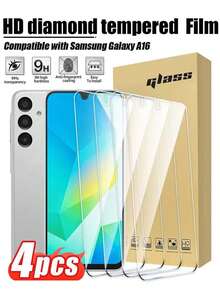 Bộ 4 miếng dán màn hình điện thoại Android, trong suốt, chống phản chiếu AR, kính cường lực độ cứng 9H, với nhiều chức năng bảo vệ bao gồm chống dầu, chống trầy xước, chống bám vân tay và chống bụi. Phù hợp với Galaxy A17, A57, A56, A36, A26, A16, A06, A55, A35, A25, A05, A34, A24, A14, A04, A73, A53, Chống bụi 33, A23, A72, A52, A32, A12, S20 FE, S25 FE, S24 FE, S23 FE, S21 FE, S20 FE - Quà tặng Ngày của Mẹ cho A33 FE. - Trong sáng - Xem 18