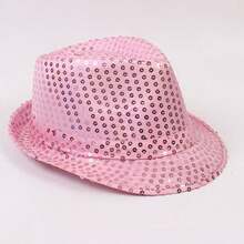 1 chiếc mũ dự tiệc đính kim sa, bộ 4 chiếc mũ khiêu vũ jazz kiểu phương Tây unisex, mũ disco lấp lánh cho các bữa tiệc, sự kiện, mũ ma thuật. - Nhiều màu - Xem 9