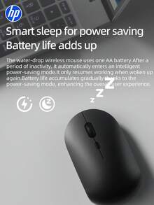 Wireless Silent Mouse - Ergonomic Right-Handed Design, 2.4GHz Stable Connection, Suitable For Desktop And Laptop Computers - Black - View 8