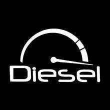 1pc Diesel Car Sticker, Personalized Creative Decal, Motorcycle Sticker - A - View 3