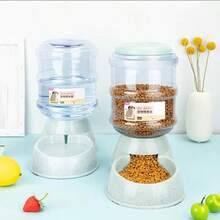 Máy phân phối thức ăn và nước uống tự động cho chó mèo, dung tích lớn 3.8L - 3.8L - Xem 2