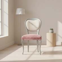 Kiva 2 Chair Covers Made Of Super Elastic Fabric, Various Colors Available – Bi-Elastic Chair Covers, Breathable And Adaptable To Multiple Models, Protection Against Daily Wear And Tear - 粉色 - 查看 2
