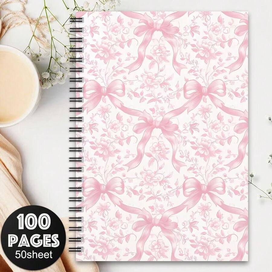1本粉色水彩风格笔记本,旅行日记本,学生奖励礼物,励志记事本,自我肯定礼物,心理健康,学校/办公室计划本 - G(不含筆) - 查看 1