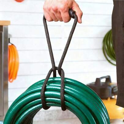1pc/40cm/60cm/76cm Electrical Wire Cable Hose Storage Carry Handle Nylon Hanging Organizer Heavy Duty Strap