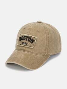 1 chiếc mũ lưỡi trai trẻ em kiểu cổ điển Boston 1630 thêu logo, unisex - 1PC - Xem 6