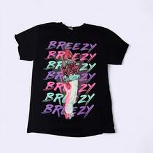 Breezy One Of Them Ones Tour 2022 Graphic T-Shirt Medium - 款式 - 查看 1