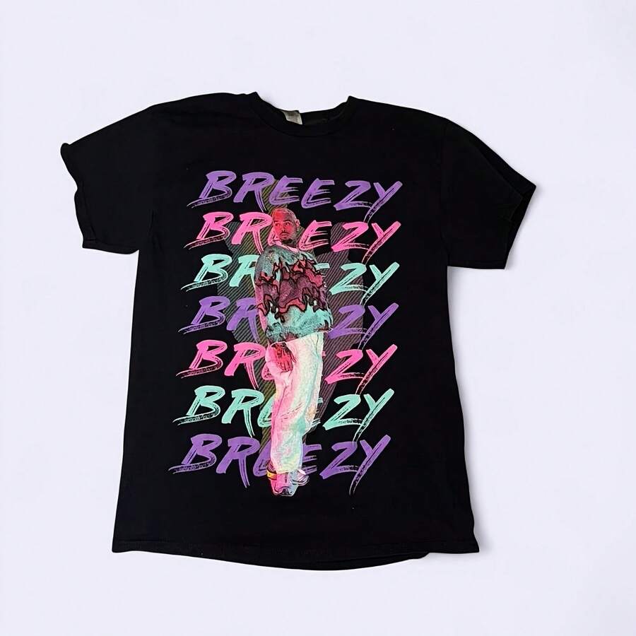 Breezy One Of Them Ones Tour 2022 Graphic T-Shirt Medium - 款式 - 查看 1