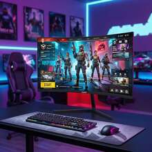 GAWFOLK 27" 1080p 250Hz Curved Gaming Monitor | 1800R Curve, 0.5ms Response, AMD FreeSync Premium | Ultra-Fast 250Hz Computer Monitor For PC Gaming, Esports & Home Office | Low Blue Light, Flicker-Free, Tilt Stand | Unbeatable Speed For FPS Gamers | Ideal Graduation Gift For Serious Gamers | [Monitor, Gaming Monitor, Computer Monitor, PC Monitor, Portable Monitor, TV Alternative] - 27-1K-250HZ-1800R Monitor - View 3
