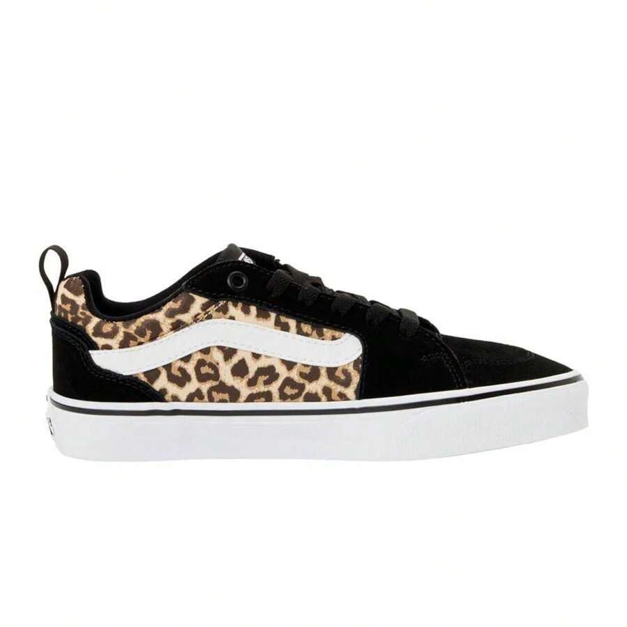 Sneakers Vans Filmore Donna Nere: Leggere e con stampa animal print, queste sneakers basse con lacci offrono comfort e resistenza. L'ammortizzazione nel tallone e la punta rinforzata li rendono ideali per uno stile casual con un tocco di moda. - nero - Visualizzare 1