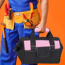 粉色工具套装，采用拉链式宽开口设计，聚酯纤维面料，经久耐用。（不含工具） - 粉色 - 查看 9