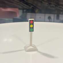 1:12 Mini Traffic Signal Light Toy Model, Traffic Safety Toy, Roleplay Accessory, DIY Mini Scene Decor - Multicolor - View 8