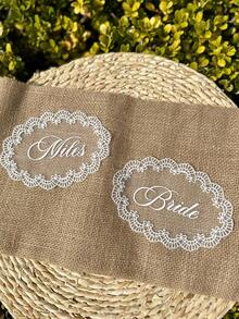 Customized Lace Table Cards, Personalized Wedding Name Tags, Heart-Shaped Guest Cards, Desktop Decor Wedding Favours - Multicolor - View 3