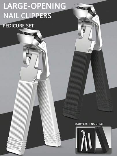 Manicuring Set, Including Nail Clippers, Nail Files, And High-Quality Stainless Steel, Hand And Foot Manicuring Tools Portable Storage Box