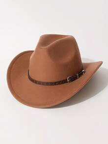 1 chiếc mũ cao bồi miền Tây cổ điển dành cho nữ - Mũ kiểu Jazz chống nắng, phù hợp cho các buổi gặp gỡ thường ngày, sự kiện theo chủ đề miền Tây, tiệc tùng, nhập vai, lễ tốt nghiệp, các chuyến đi bộ đường dài, v.v. - mũ cao bồi miền tây - Xem 6