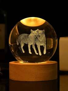 6CM NIGHT LIGHT BALL WITH USB CABLE - Dos Lobos - View 1