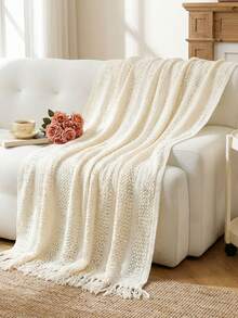 Écharpe torsadée beige