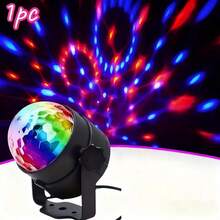 1pc Multifunctional LED Magic Ball Light, Party & Disco Atmosphere Lamp, USB Powered, Suitable For Home Decor, KTV, Wedding And Holiday Celebration - Bracket Magic Ball - View 14