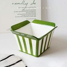 Cabin Kangaroo Bát sứ chiên đa năng, bát sứ đỏ, bát bỏng ngô, bát gà rán, bát đựng đồ chiên, bát đựng trái cây, bát đựng salad, bát đựng đồ ăn nhẹ, phù hợp với nhiều tình huống khác nhau - Nhiều màu - Xem 19