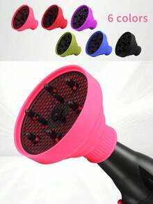 1pc Adjustable Hair Diffuser For Blow Dryer, Suitable For Straight, Thick, Natural Wavy And Frizzy Hair, Professional Salon Tool, Can Be Used As Mother's Day, Birthday, Or Gift For Her - Multicolor - View 8