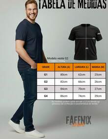Kit 04 Men's Plus Size T-Shirt Basic Plain Cotton Round Neck Fafenix - màu đen - Xem 6