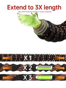 25-125FT Expandable Garden Hose With Foam Water Gun, Metal Connectors, For Garden Watering And Car Washing - A - View 6
