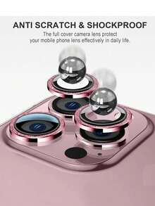 Apple Camera Lens Protector Cover, Shiny Crystal, Full Coverage Waterproof Shockproof Anti-Scratch Anti-Fingerprint - Multicolor - View 9