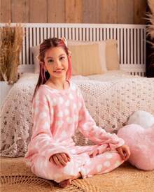 Children's Plush Teddy Pajamas For Winter, Cold Weather, Closed S2 BYMAI - 查看 3
