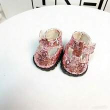10-17cm Plush Doll Accessories - Canvas Shoes Series, Clothes Compatible With LABUBU Generation 1-3 Dolls, Suitable For LABUBU Doll Party & Gathering (Shoes Only) - Glossy Finish - View 6
