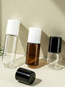 Rollerball Set For Bottles: Each Rollerball Holds 0.03 Oz And Features A 2mm Ball Design, Rollerball Bottle - Essential Oil Sample Vial / Light-Blocking Perfume Decanting Bottle, Perfect For Travel-Sized Perfumes, Essential Oils, Or Skincare Samples, Allowing For Easy Refills While On The Go - A - View 1