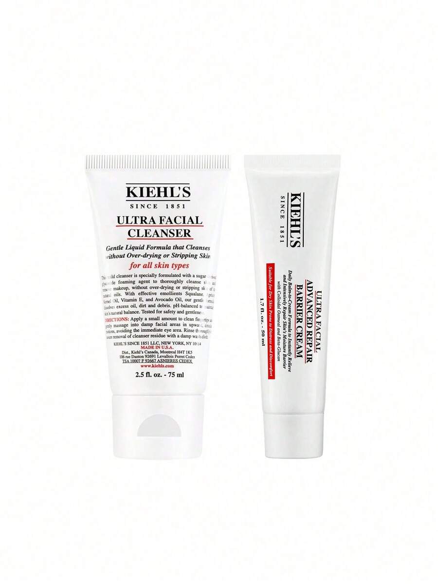 Kiehl's [Bundle] Ultra Facial Cleanser 75 Ml + Advanced Repair Barrier Cream 50 Ml - Ultra Facial - View 1