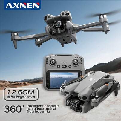 AXNEN Drone de cámara dual, posicionamiento por flujo óptico con suspensión, cuadricóptero plegable, volteretas de 360°, ascenso/descenso, juguete de dron de control remoto plegable para principiantes, regalo ideal para Navidad, Halloween, Acción de Gracias
