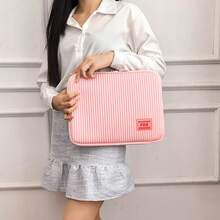 Túi đựng laptop 14 inch, bao đựng laptop 14 inch tương thích với MacBook Pro, HP, HP Stream, Latitude, IdeaPad, túi đựng máy tính dọc bằng polyester dành cho nữ. - Xem 6