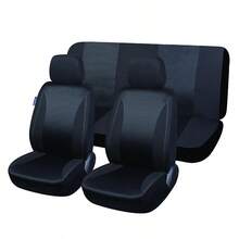 Bộ 4/6 miếng bọc ghế xe hơi giả da kẻ caro, đệm ghế, tương thích với túi khí, phụ kiện ô tô đa năng. - 9112 - Xem 10