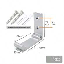 1 Piece Of Large Aluminum Alloy Round Head Folding Coat Hook, Suitable For Free Punching And Invisible Installation. It Is A Creative Folding Single Hook For The Bedroom, Kitchen, Bathroom, Living Room Wall, And Furniture Hardware. - Multicolor - View 8