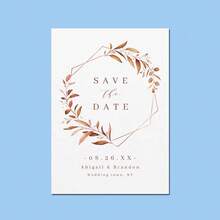 10入 A5 客製化婚禮邀請函 Save The Date 卡片 婚禮儀式紀念卡 - 多色1 - 查看 30