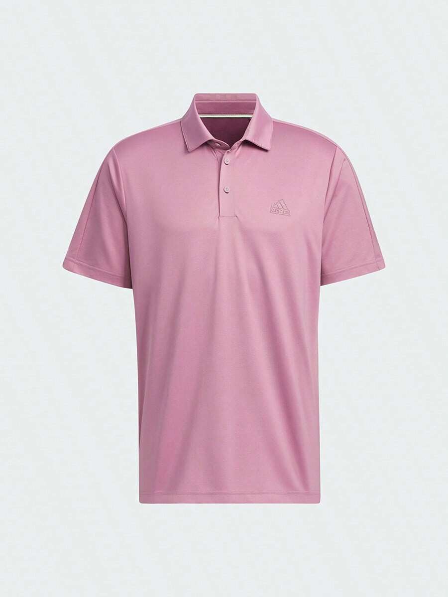 Adidas Áo Polo nam tay ngắn thoải mái, in logo, kiểu dáng thường ngày, JD5218 - màu tím xám - Xem 1