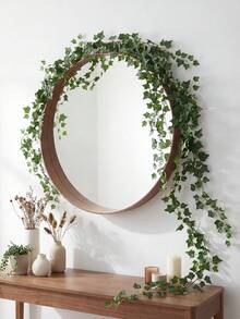 1 cái/2 cái Dây thường xuân nhân tạo 200cm, Thích hợp để trang trí đồ nội thất, Trang trí mùa thu, Lễ Tạ ơn, Cầu thang, Trang trí cửa ra vào và cửa sổ, Trang trí bốn mùa, Trang trí DIY, Cây giả - Màu xanh lá cây đậm - Xem 8