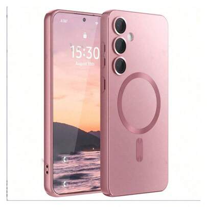 Ốp lưng điện thoại từ tính cao cấp tương thích với Samsung Galaxy S24 S25 S22 S23 Ultra Plus S20 S21 FE Note 20 A35 A55 A05 A15, chất liệu TPU mềm.