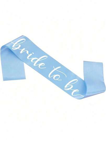 Blue Bride-To-Be Sash, Bachelorette Party Bride Sash, Bridal Shower Decorations, Engagement Party Favors, Bridesmaid Gifts