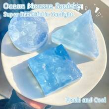 2026 透明海洋慕斯软萌挤压玩具，全新创意礼物 - 彩色 - 查看 4