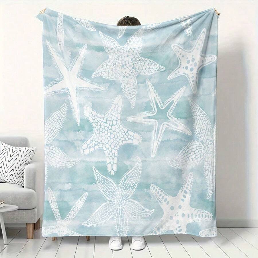 Fresh And Simple Underwater Blanket Suitable For Home Travel, Outdoor Camping, Multi-Purpose Blanket, Covering Blanket, Lunch Break Blanket - White - View 1