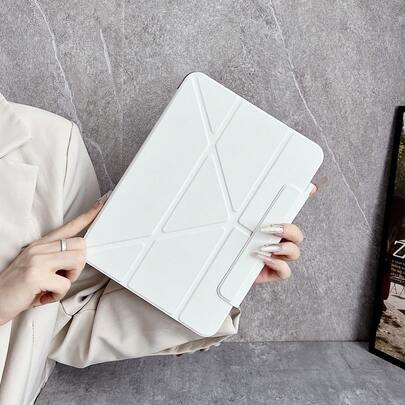 IQPEA 1 chiếc ốp lưng tương thích với iPad thế hệ thứ 10 10.9 inch 2022/ (A16) thế hệ thứ 11 11 inch 2025/ Air thế hệ thứ 4/5, Air 6/7 2026 Air 6 Pro 2020/2021/2022/2024, M2 M3 M4. Ốp lưng mỏng, thời trang, trong suốt có ngăn đựng bút cảm ứng, thiết kế gập ba có chân đế.
