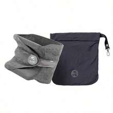 1PC Travel Nap Neck Pillow Neck Support Pillow Convenient Super Soft Neck Pillow For Office Rest - 灰色-1件 - 查看 8