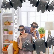 Decorative Balloons - Black Halloween Bat - View 4