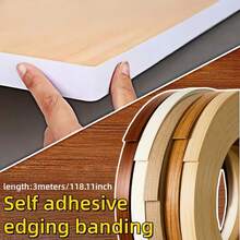 1条3米x1.8厘米PVC家具封边条密封胶带木饰面封边条，适用于橱柜、桌子表面封边 - 厚款 - 查看 4